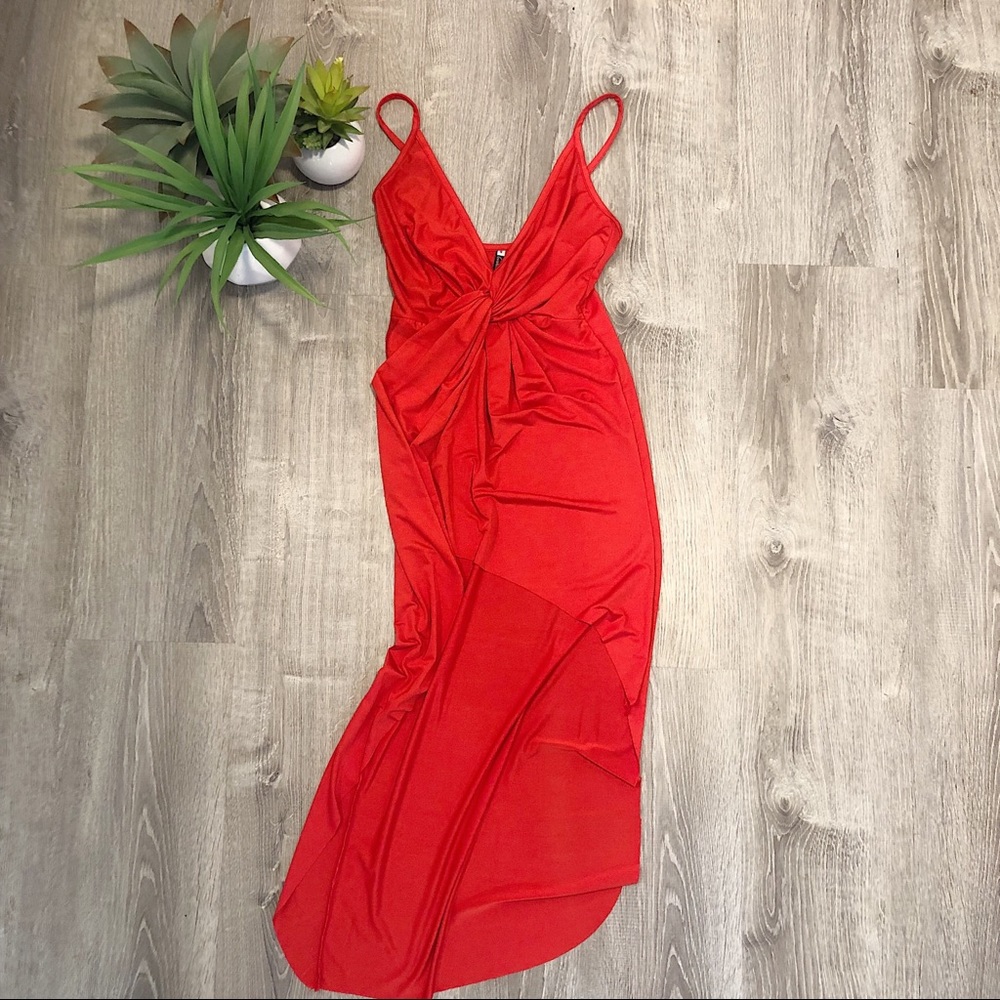 Red dress